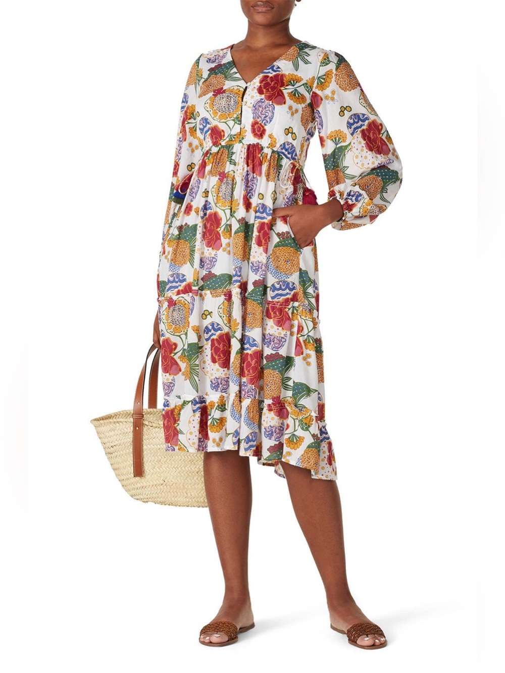 Roller Rabbit Cheri Floral Kiana Dress